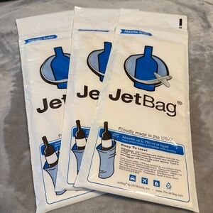 3 JetBag PROFESSIONAL Protective and Absorbent Wine Bags - Triple‎ Layer